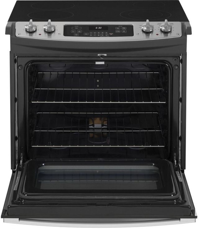 GE® 30" Stainless Steel Drop-In Electric Range-1