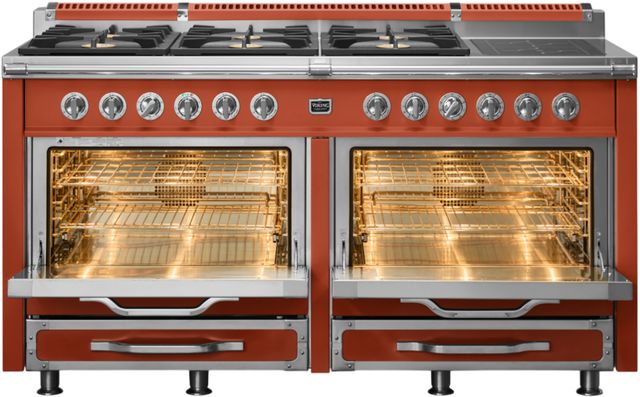 Viking® Tuscany 66" Spiced Cider Pro Style Dual Fuel Range-1