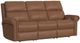 Flexsteel® Customizable Bernard Leather Power Reclining Sofa with Console, Headrest and Lumbar-0
