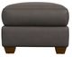 La-Z-Boy® Wilmette Greystone Leather Ottoman-3