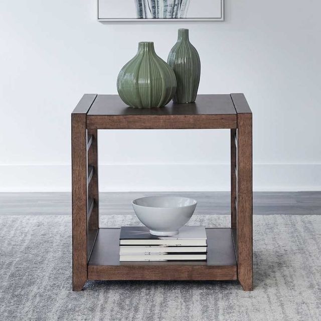 Liberty Furniture Shaker Lakes Harvest Brown End Table-1