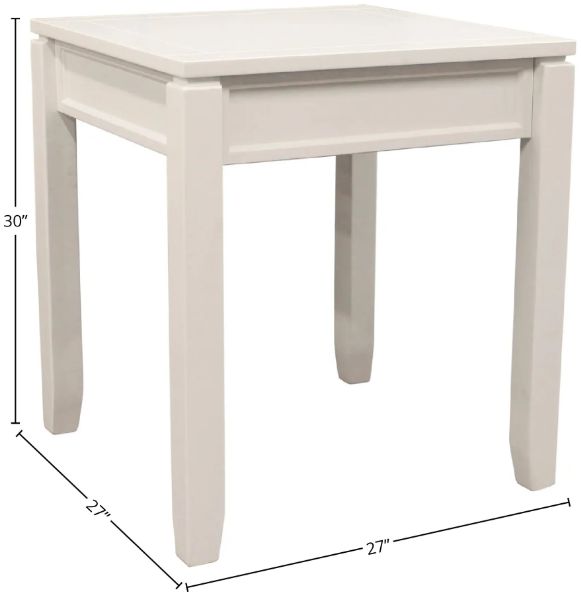 Parker House® Boca Cottage White 27" Corner Desk-2
