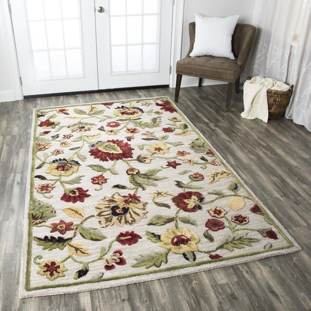 Rizzy Home Dimension Khaki 2'6" x 8' Runner Rug-1