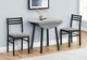 Monarch Specialties Inc. 3-Piece Grey Dining Set-2
