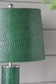 A & B Home Green Leather Lamp-2