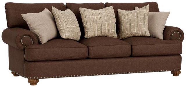 Flexsteel® Customizable Patterson Sofa with Nailhead Trim-2
