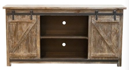 American Wholesale Furniture Barnwood 60" TV Console-1