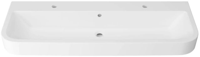 DXV Equility® Canvas White Ceramic 47" Sink, 2 Single Hole-1