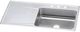 Elkay Lustertone® Classic Lustrous Satin 43" x 22'' 3-Hole Single Bowl Drop-in Sink with Left Drainboard-0
