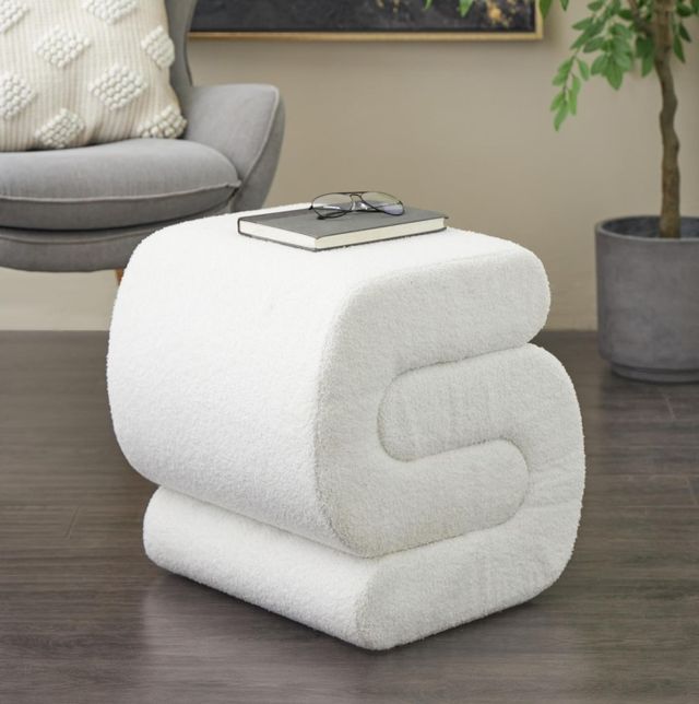 Deco Marche White Ottoman-3