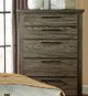 Furniture of America® Berenice Gray 5-Drawer Chest-0