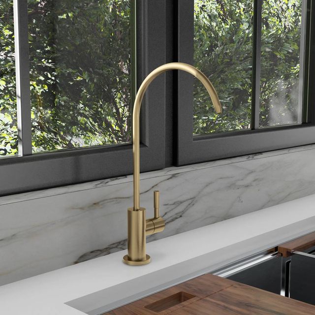 ZLINE Core Palisades Champagne Bronze Single Handle Drink Faucet-3