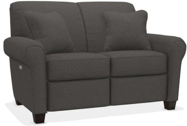 La-Z-Boy® Bennett duo® Charcoal Power Reclining Loveseat-0