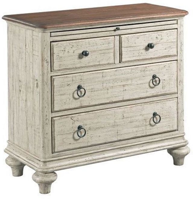 Kincaid® Furniture Weatherford Baldwin Cornsilk/Heather Bachelors Chest -0