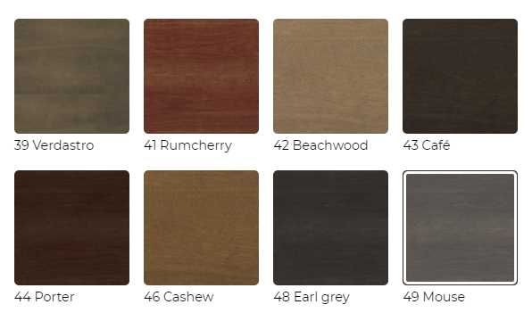 Amisco Customizable Gemma Birch Veneer 48" Round Dining Table-3