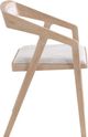 Moe's Home Collection Padma Grey Arm Chair-2