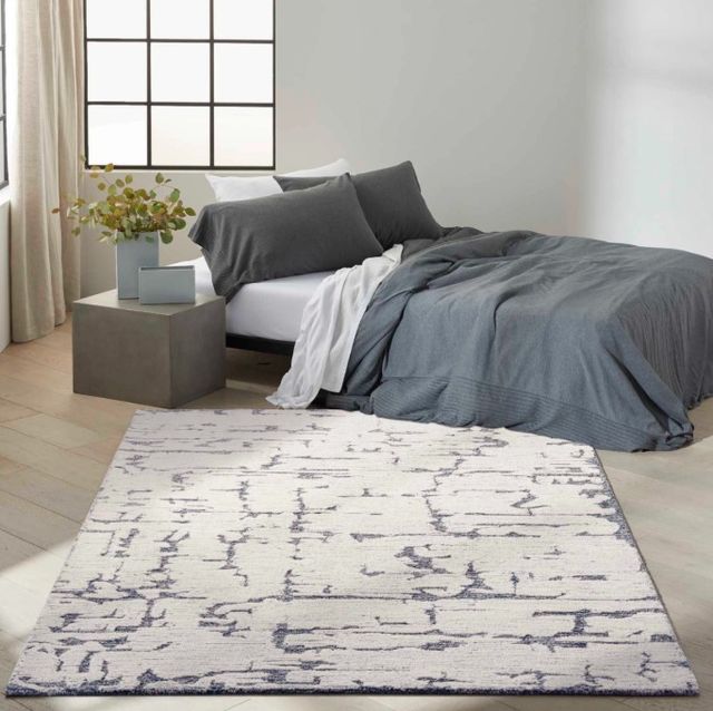 Nourison Home™ Calvin Klein CK009 Sculptural Blue 5'x7' Area Rug-1