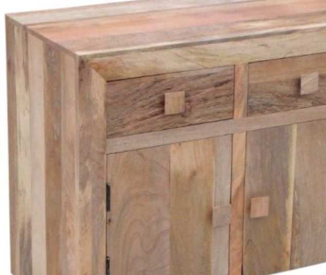 Jaipur Furniture Dakota Light Brown 3-Drawer Sideboard-1
