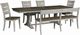 Liberty Furniture Farmhouse Reimagined 6-Piece Antique White/Chestnut Rectangular Dining Set-0