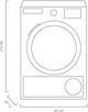 Blomberg® 24" White Ventless Electric Dryer-2