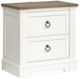Magnussen Home® Kingston Whisper White/Cerused Nutmeg Nightstand-0