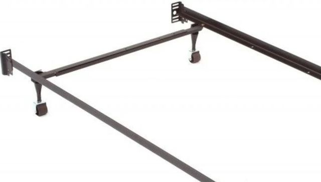 W.Silver Products Twin/Full/Queen Standard Frame with Rollers-1