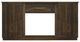 International Furniture Direct Dark Mezquite Stained Dark TV Stand-0