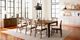 Bassett® Furniture BenchMade Origins Dandridge Sable Rectangle Dining Table with Leaf-2