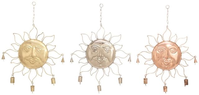 Deco Marche Multi-Colored Sun Windchime-0