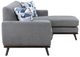 Homelegance® Everton 2-Piece Gray Reversible Sectional and Chaise-3