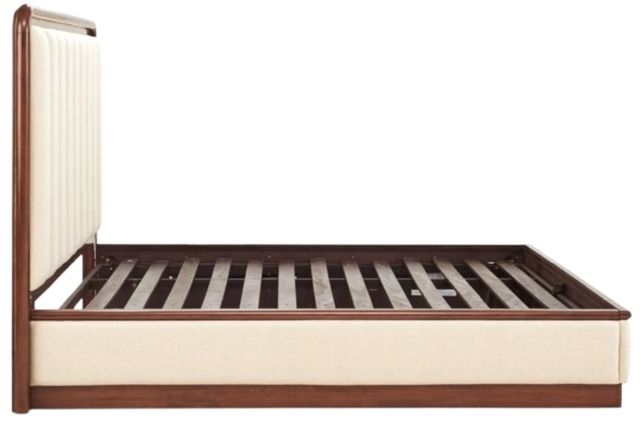 Michael Amini® Mason Park Umber King Platform Panel Bed with Lift Mechanism and Slats-2
