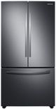 Samsung 28.2 Cu. Ft. Fingerprint Resistant Black Stainless Steel French Door Refrigerator-0