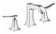 Hansgrohe Metris C Chrome Widespread Faucet 100 with Pop-Up Drain-0