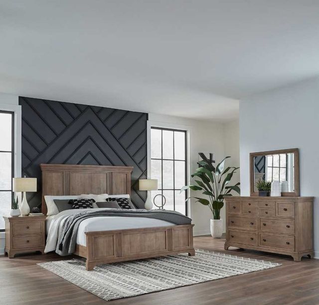 Liberty Furniture Haven Hills 4-Piece Camel Beige King Bedroom Set -1