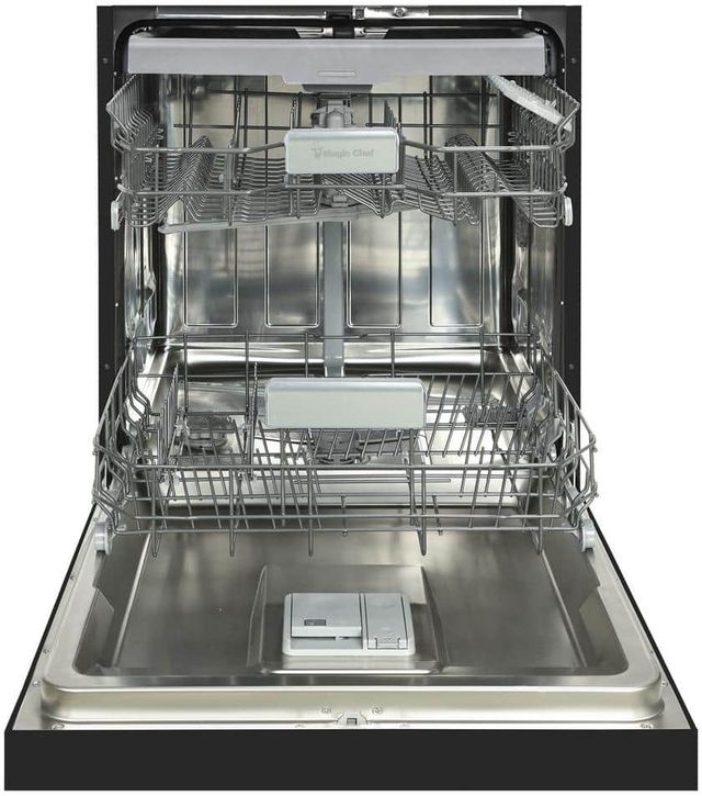 Magic Chef® 24" Black Front Control Built In Dishwasher-1