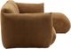 Dovetail Furniture Sonique 2-Piece Caramel Right-Arm Facing Chaise Sectional Set-2