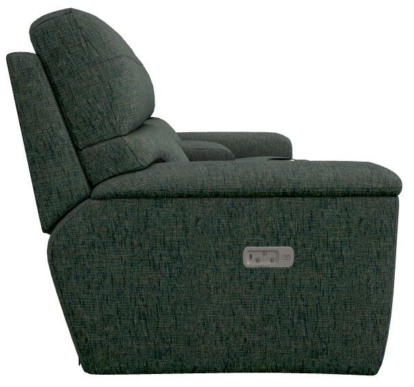 La-Z-Boy® Ava Ocean Power Reclining Loveseat with Console, Headrest, and Lumbar-2