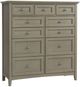 Whittier Wood® Furniture McKenzie Fieldstone 11-Drawer Chest-0