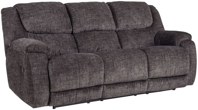HomeStretch Apache Chocolate Double Power Reclining Sofa-0