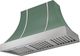 AGA Cascade 48" Mineral Green Wall Mounted Range Hood  with Brushed Nickel Trim-0