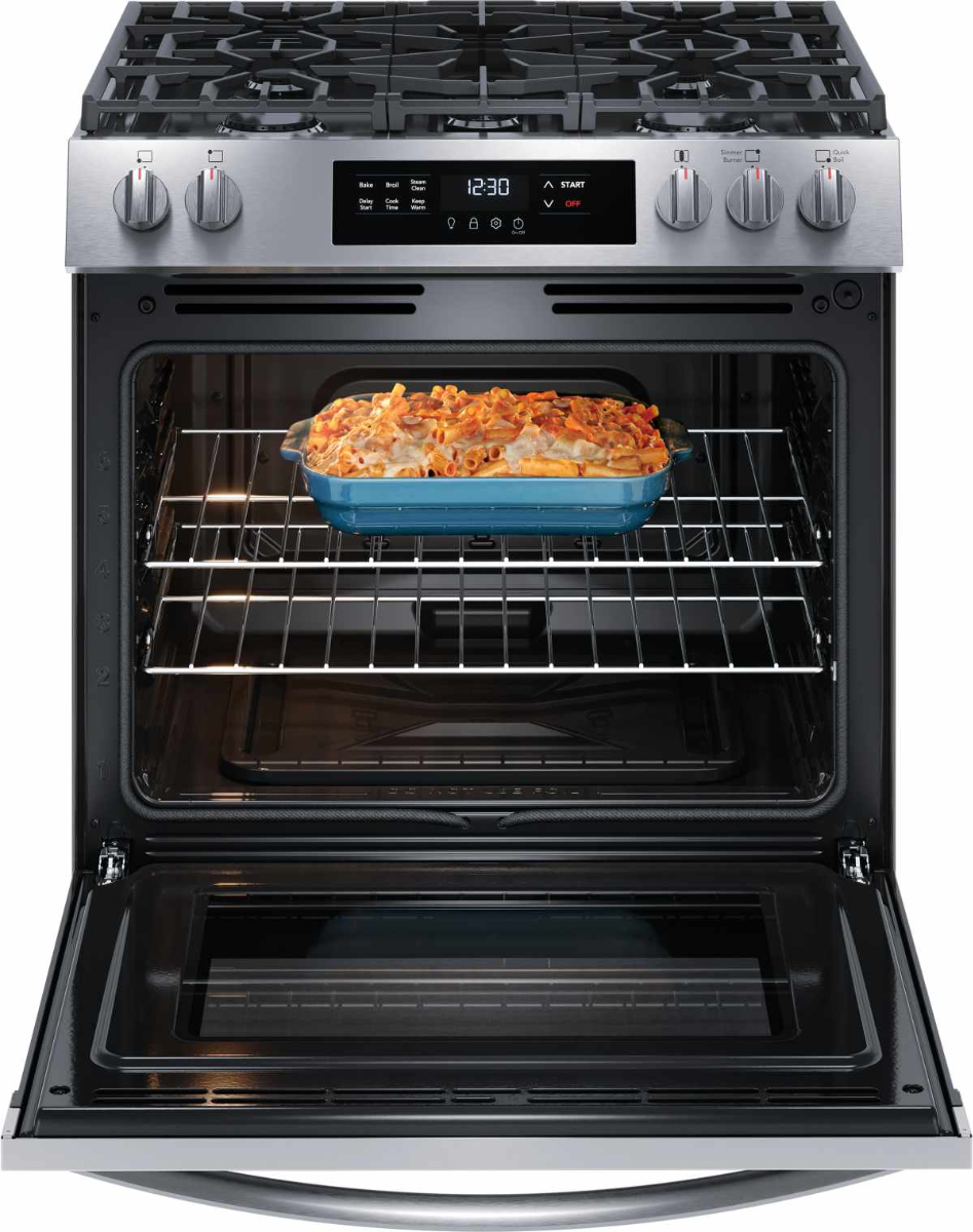 Frigidaire 30" Stainless Steel Slide In Gas Range - Thumbnail 2