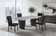 Global Furniture USA D2502 5-Piece Black/Gray Dining Set-1