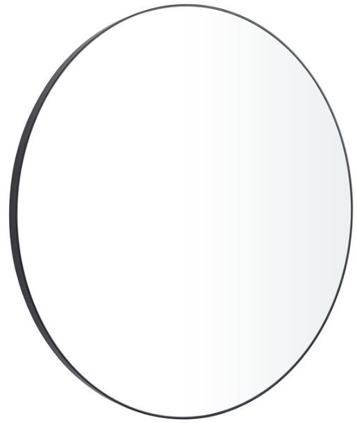 Deco Marche Black 30" Thin Minimalistic Frame Mirror-1