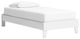 Signature Design by Ashley® Hallityn Matte White Youth Twin Platform Bed-0