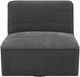 Coaster® Cobie Dark Charcoal Armless Swivel Chair-1