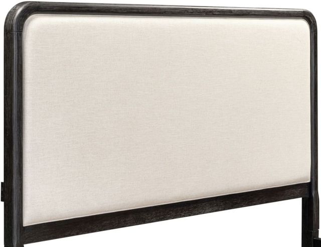 aspenhome® Ambrose Obsidian Mist/White Queen Upholstered Panel Bed-4