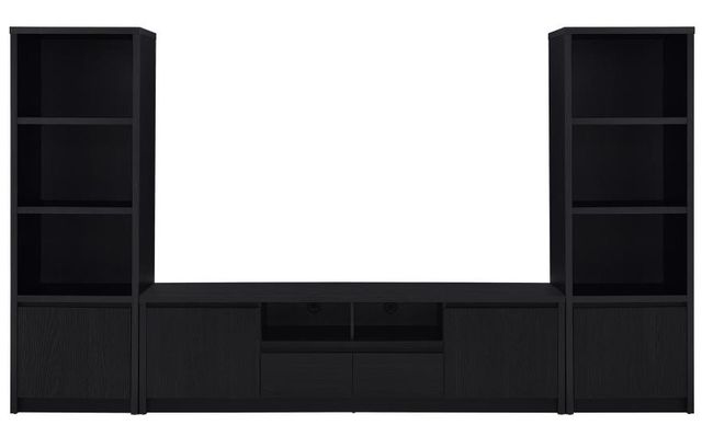 Coaster® Winfield 3-Piece Black 78" Entertainment Center-0