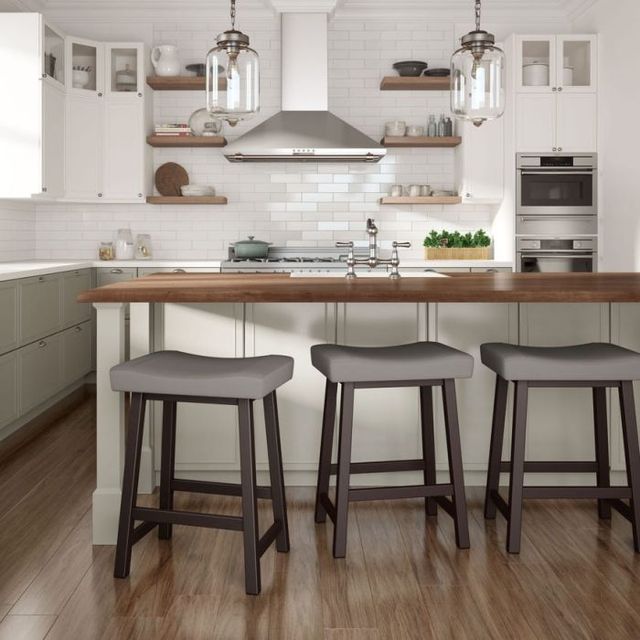 Amisco Customizable Miller Upholstered Bar Stool-1