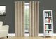 Monarch Specialties Inc. 2-Piece Beige 52" x 95" Room Darkening Curtain Panel Set-1