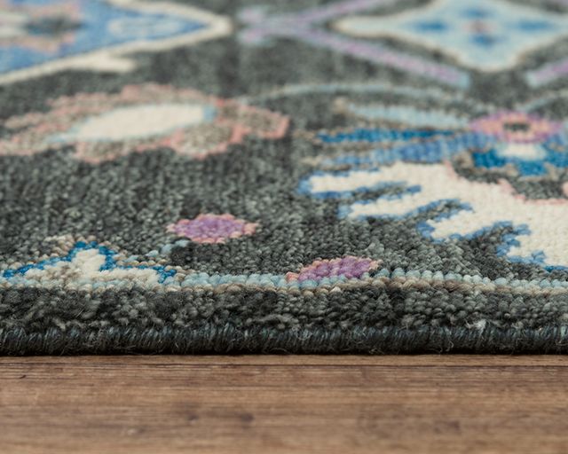 Rizzy Home Envision Black 8'x10' Rectangular Rug-2